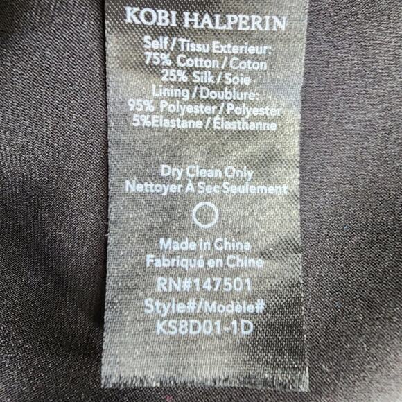 Kobi Halperin Paloma Pleated Drop Waist Dress Black Size XXS-See Measurements - Picture 9 of 10